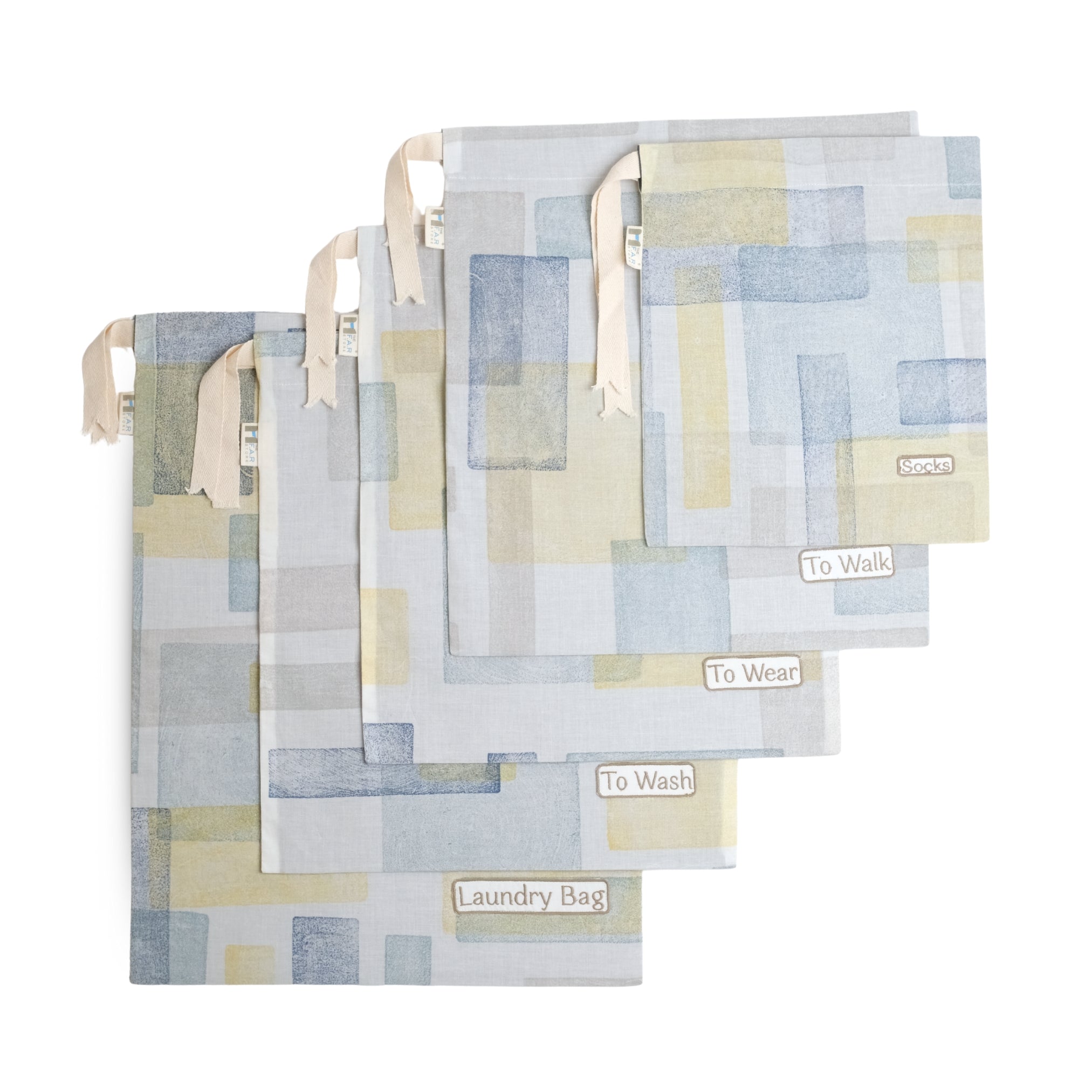 Set of 5 - Blockmetry Travel Organiser