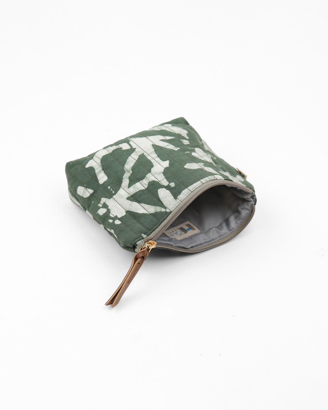 Set of 3 - Olive Abstract Toiletry Pouch