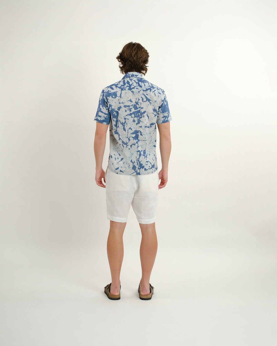 Indigo Wayfinder Batik Short Sleeve Shirt