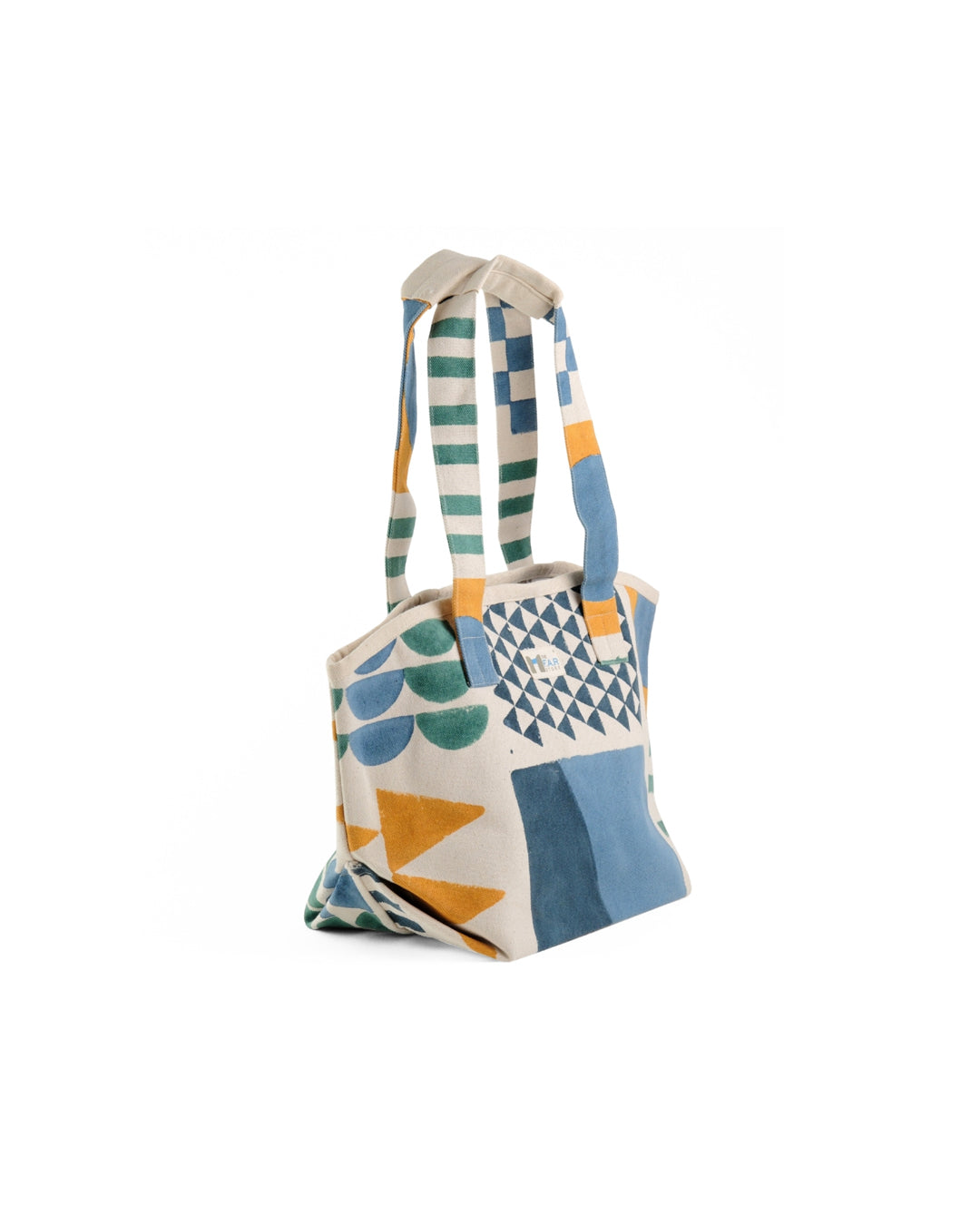 Zentangle Blue & Yellow - Beach Bag