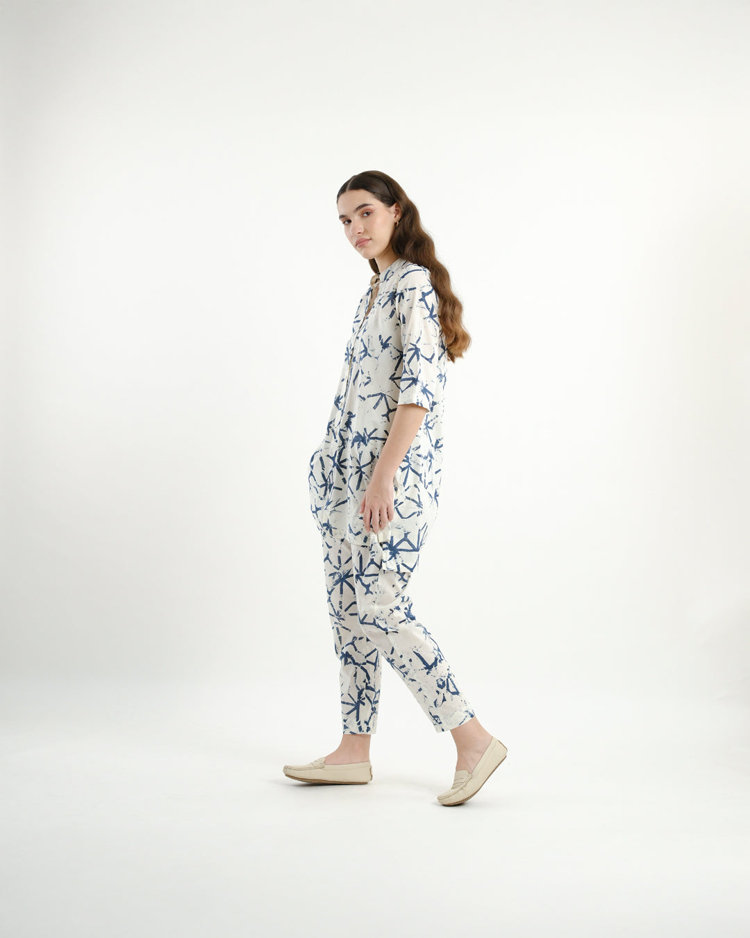 Broken Angles Block Print Co-ord Set