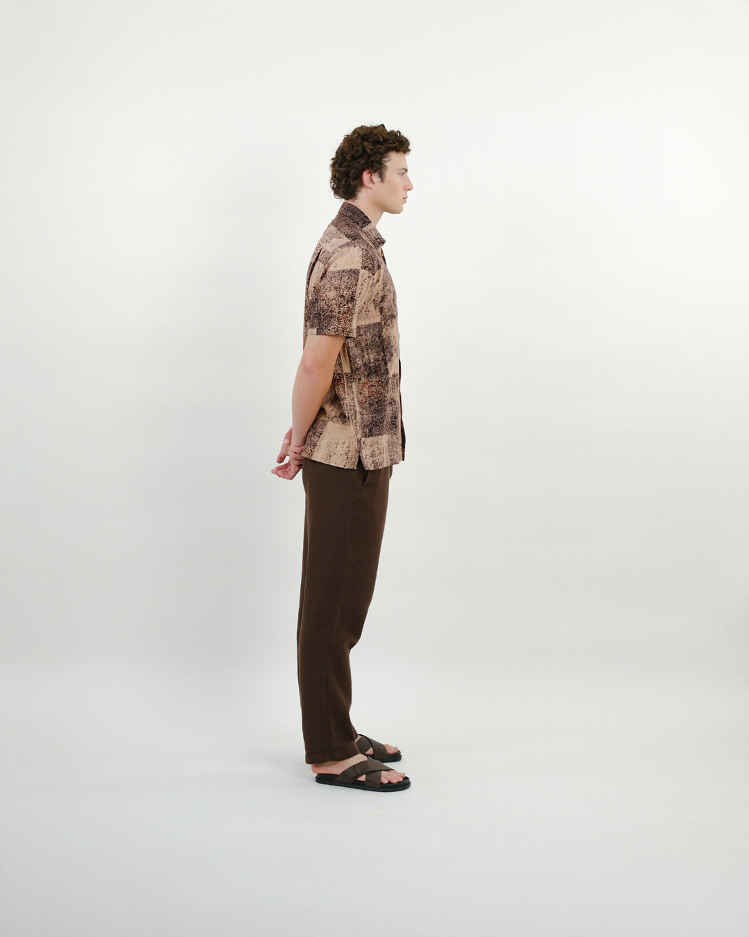 Ajrakh Imprint Short Sleeve Shirt