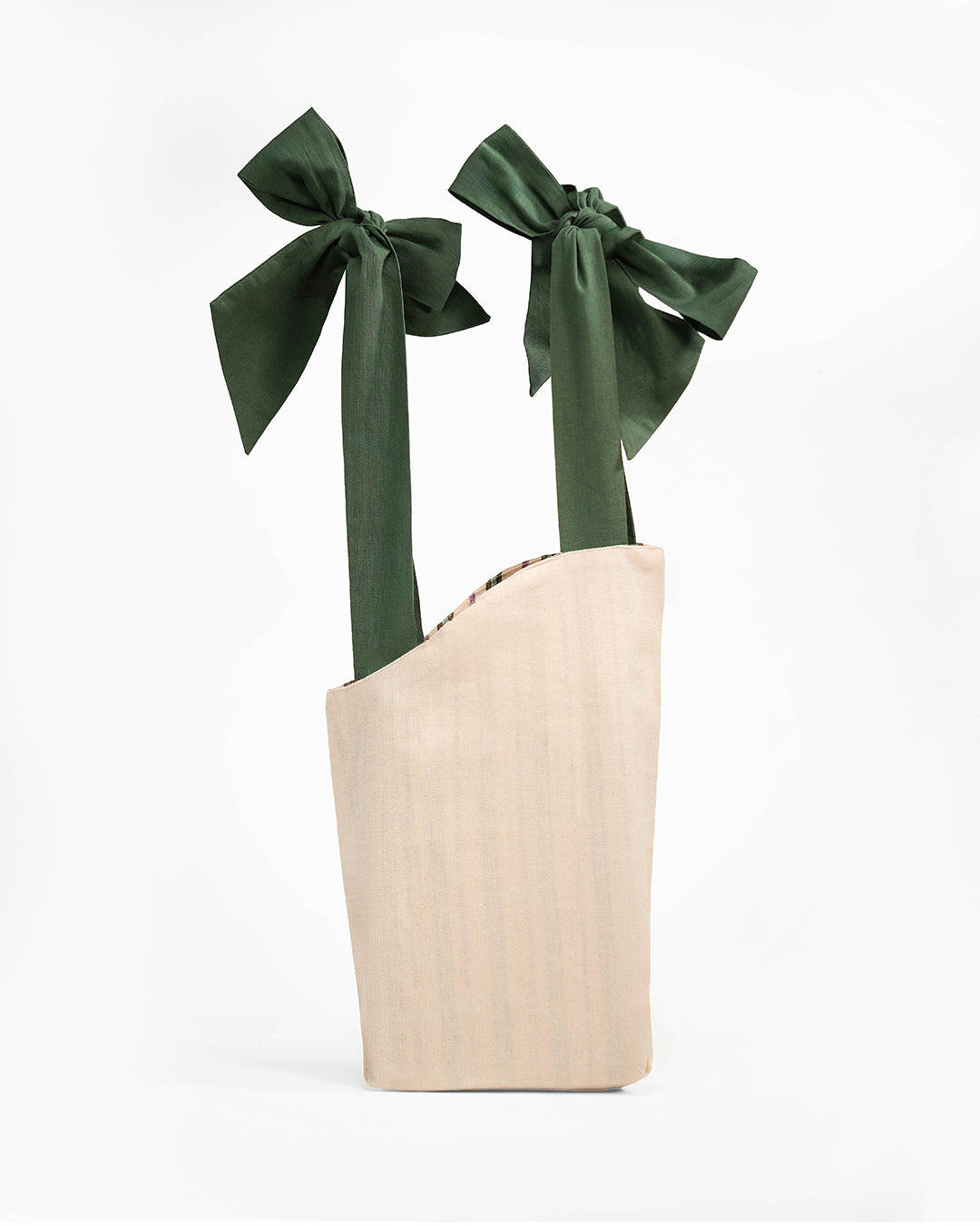 Reversible Bottle Green Bouquet Bag (S)