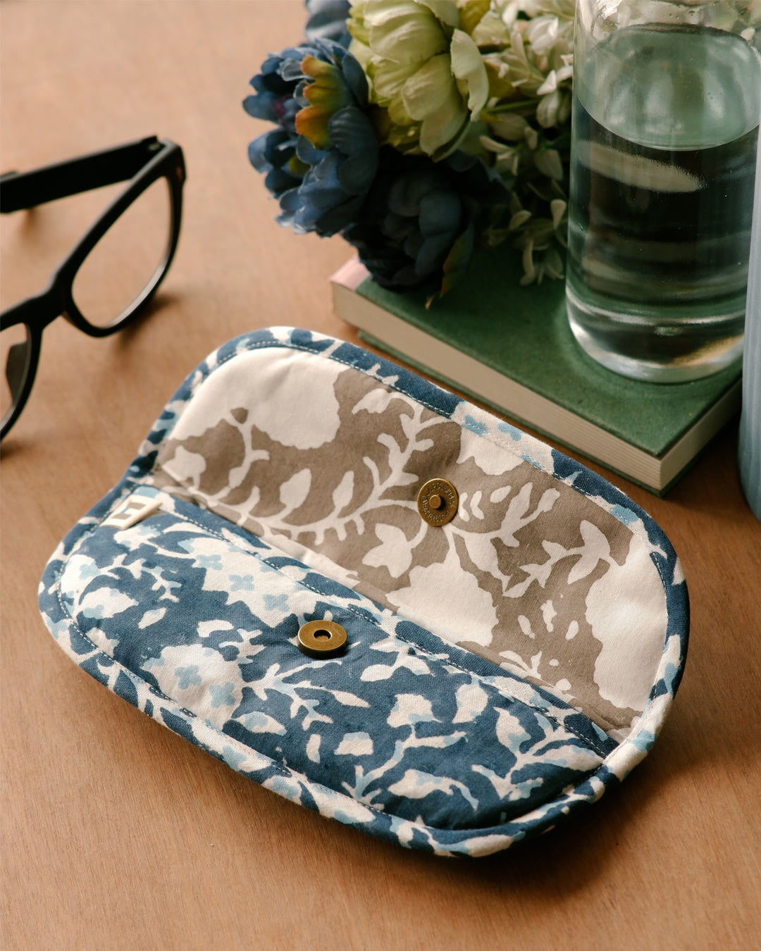 Botanical Bliss Blue - Spectacle Case