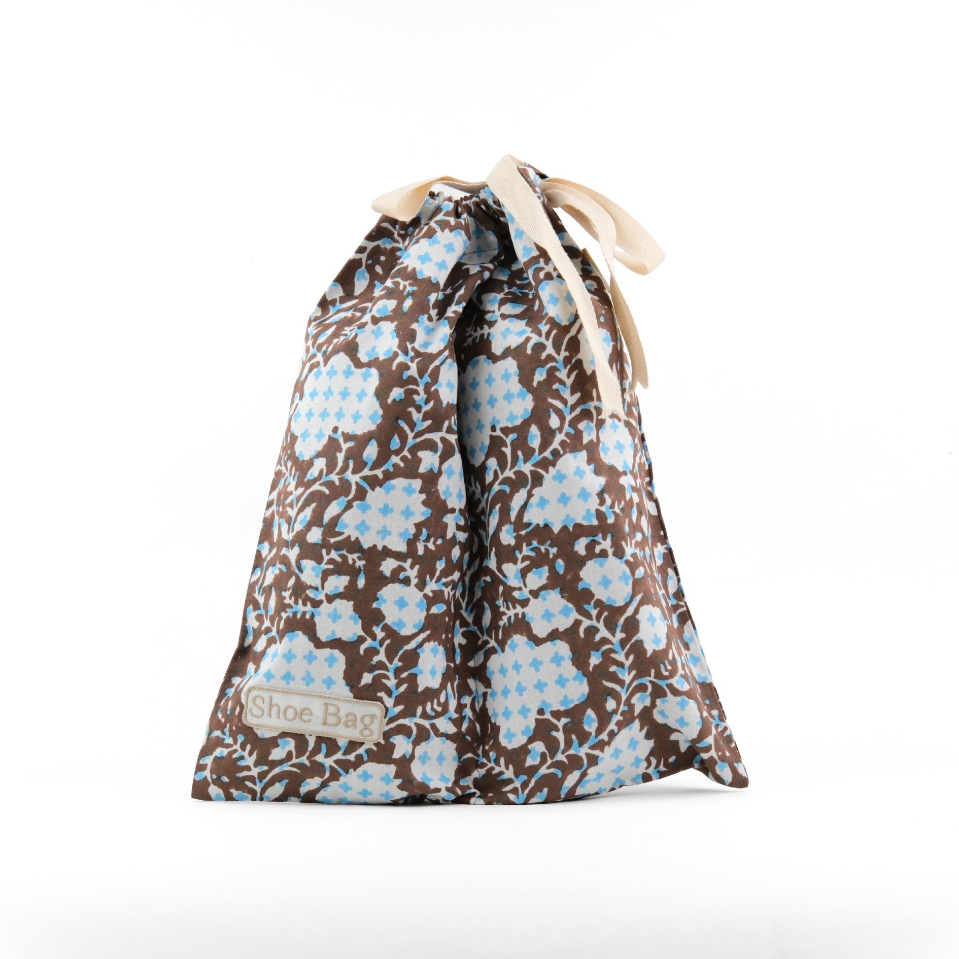 Shoe Bags - Botanical Bliss (Brown)