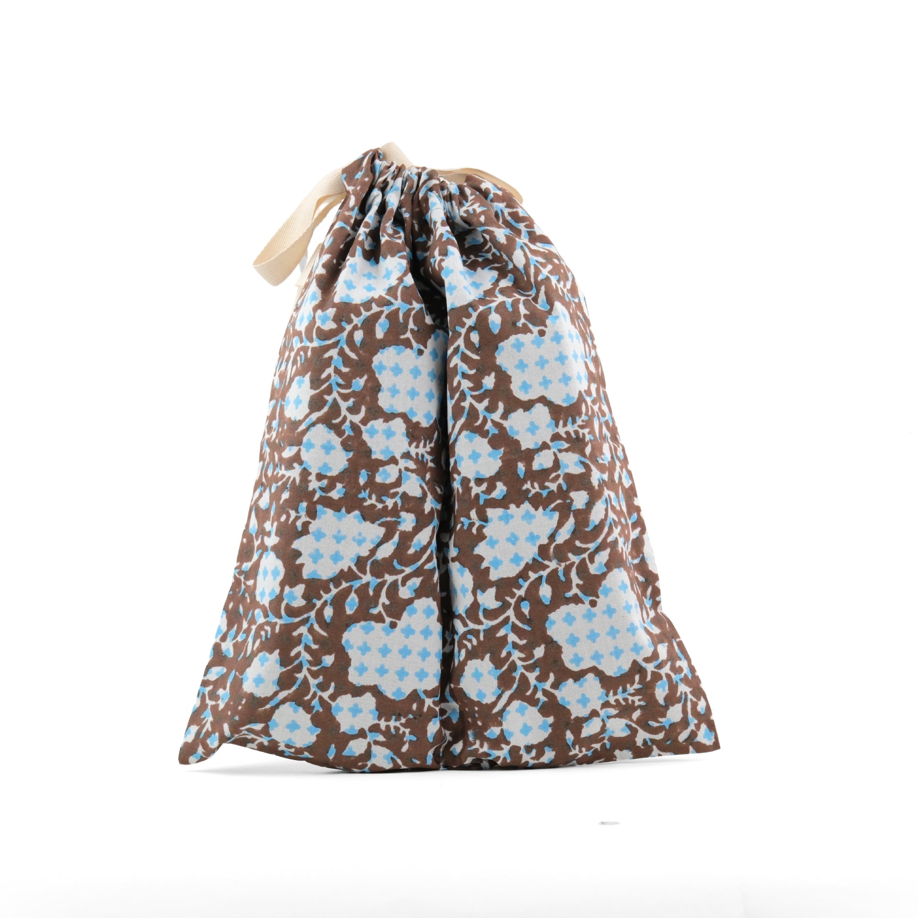 Shoe Bags - Botanical Bliss (Brown)