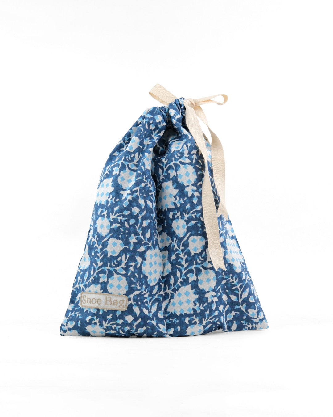 Botanical Bliss Blue - Shoe Bags