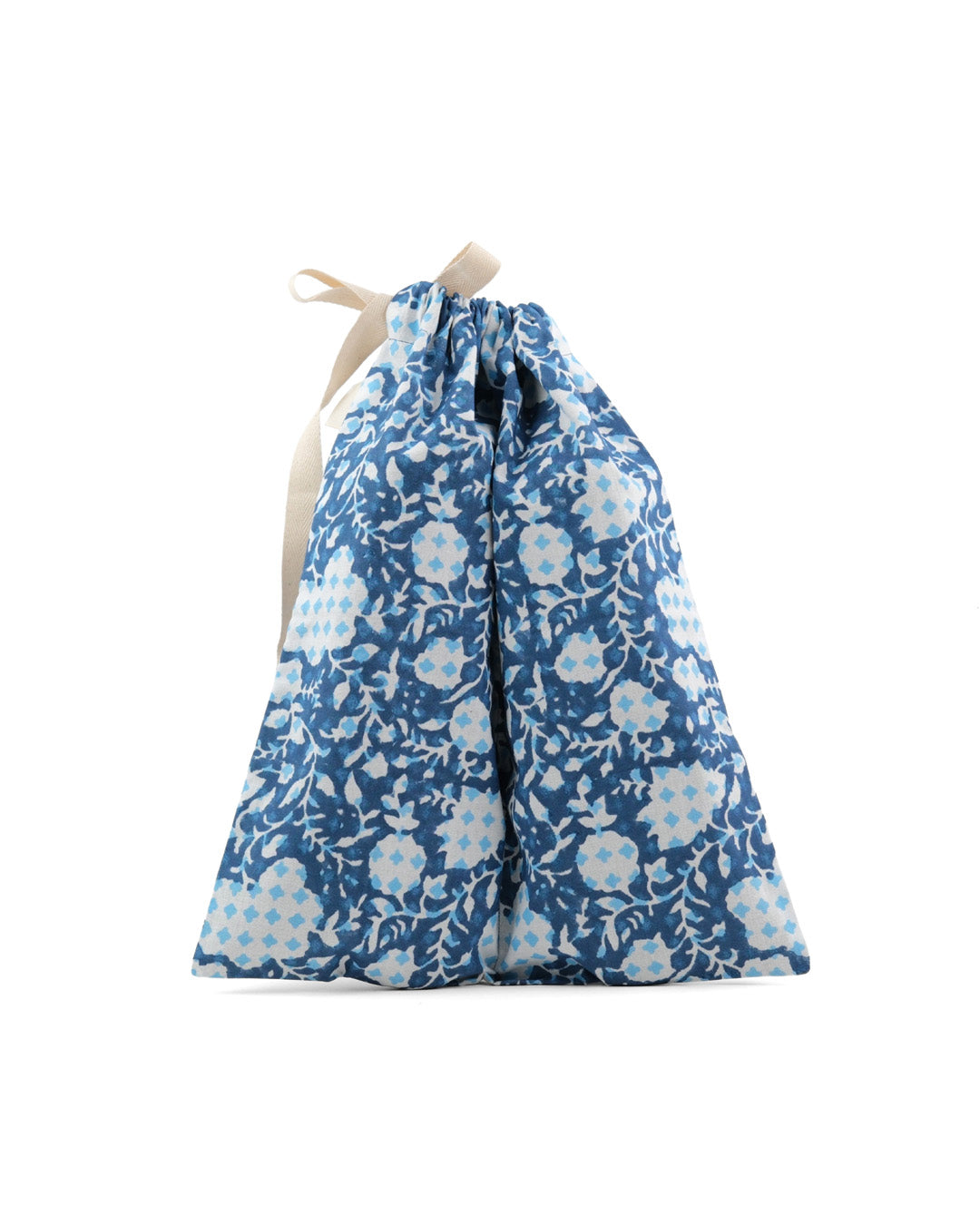 Botanical Bliss Blue - Shoe Bags