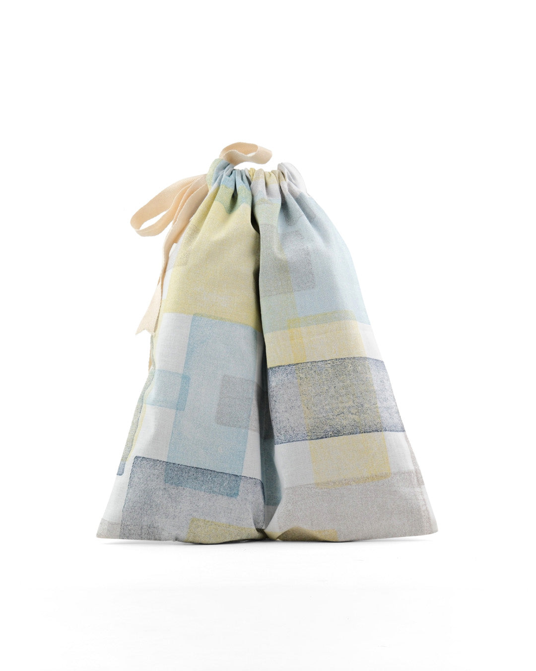 Blockmetry Blue - Shoe Bags