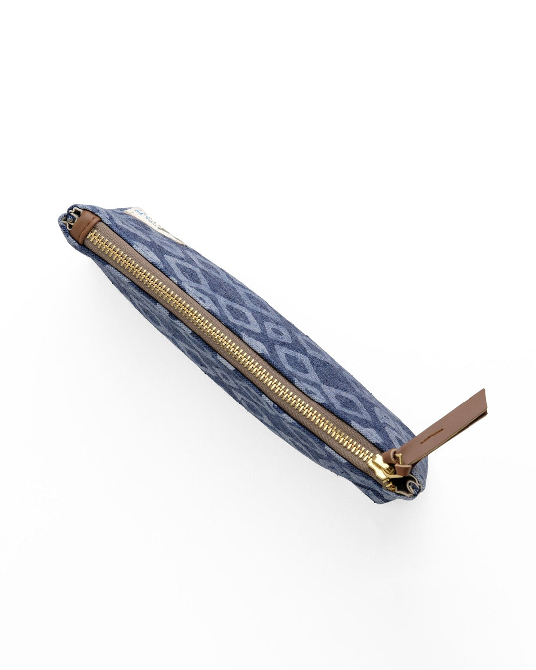 Denim Geometric - Stationery Pouch