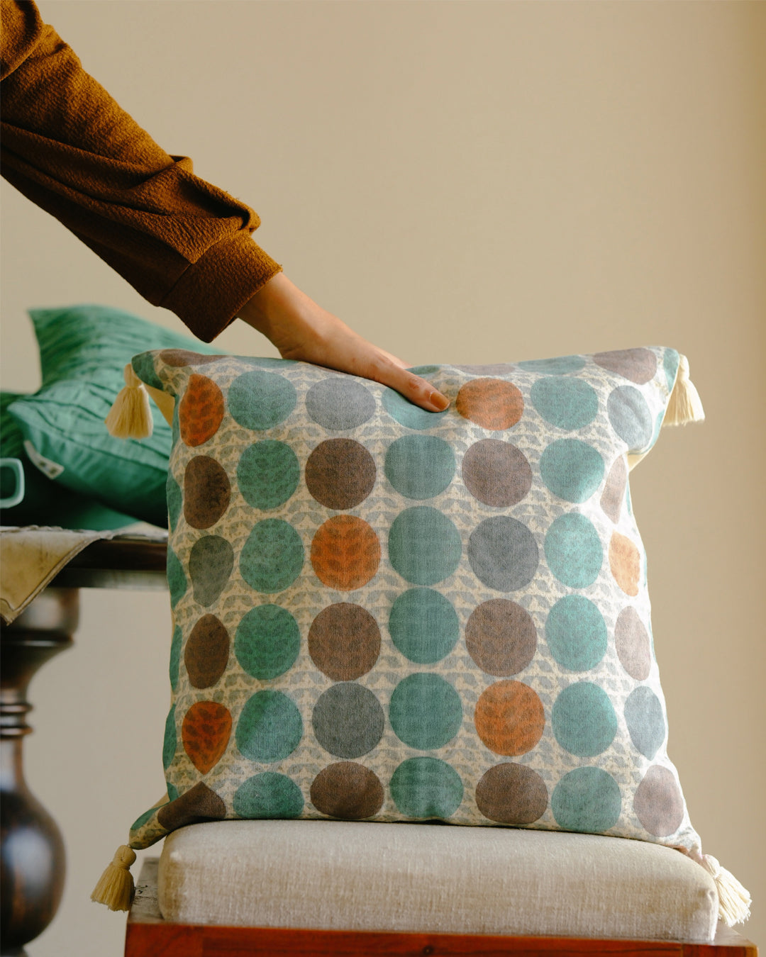 Eco Blend - Polka Cushion Cover