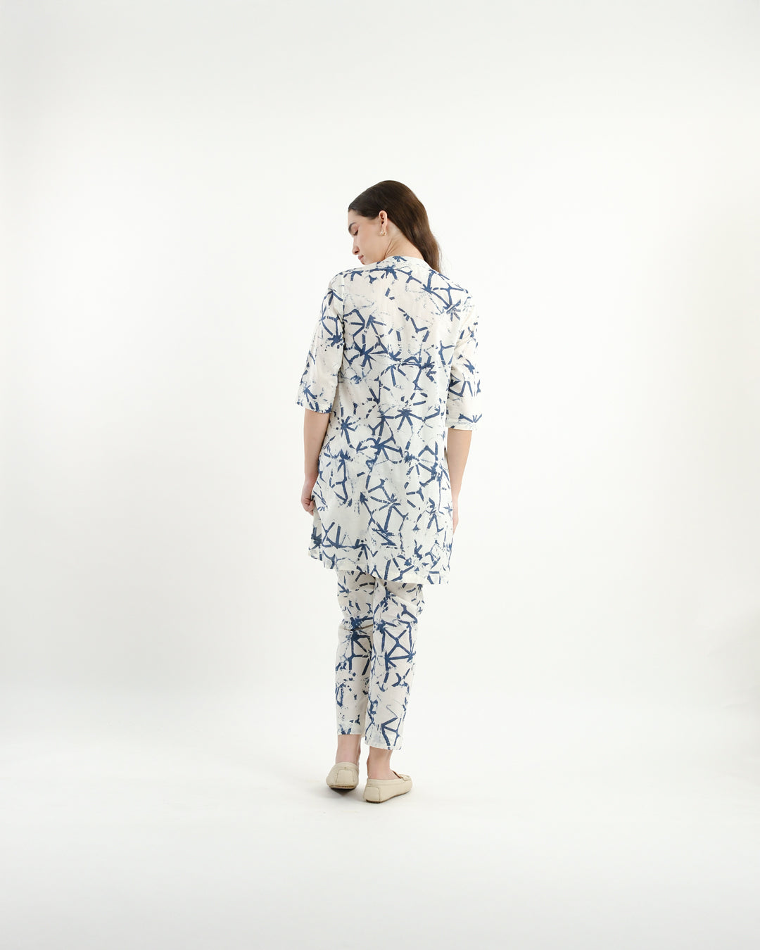 Broken Angles Block Print Co-ord Set