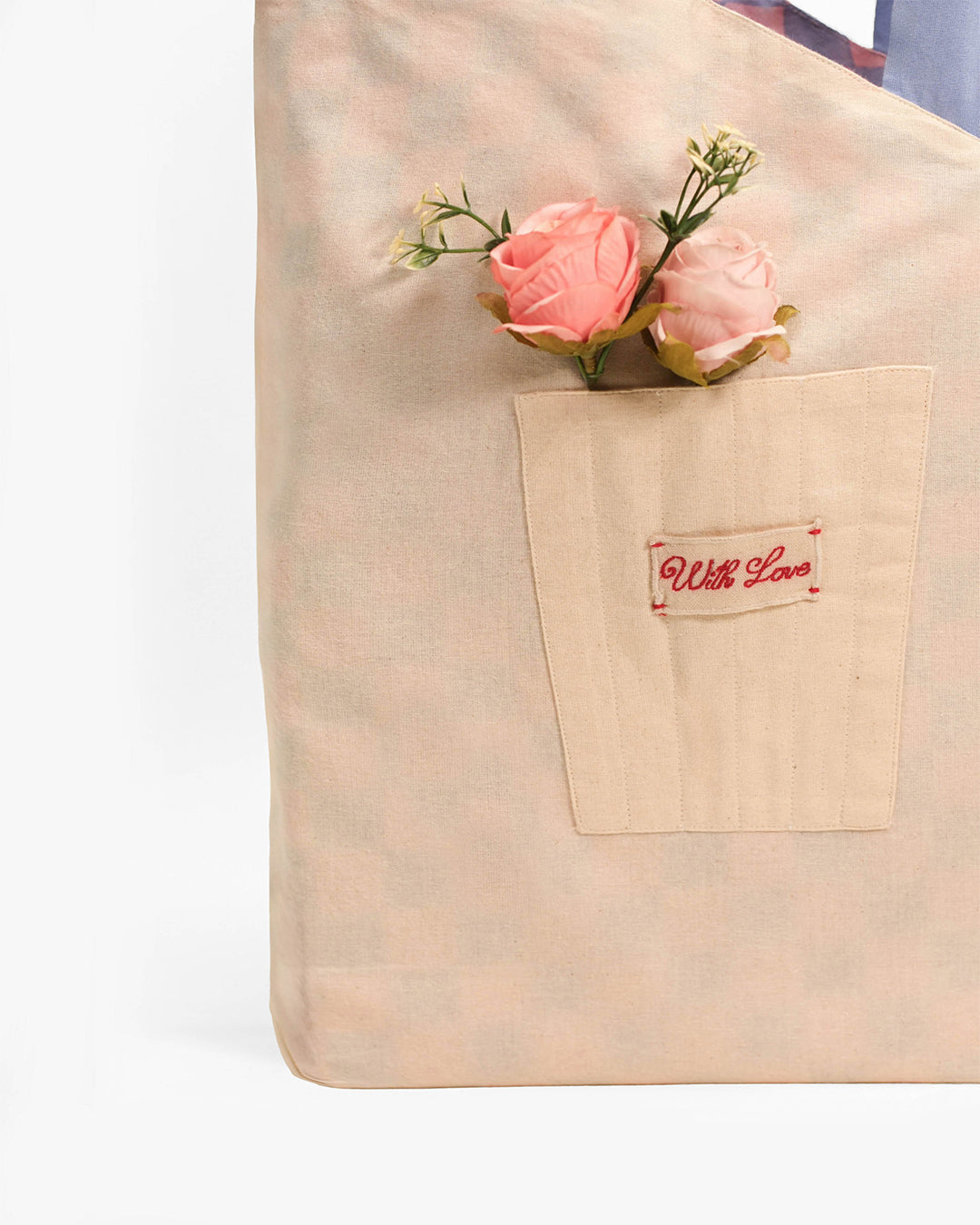 Reversible Purple Bouquet Bag (L)