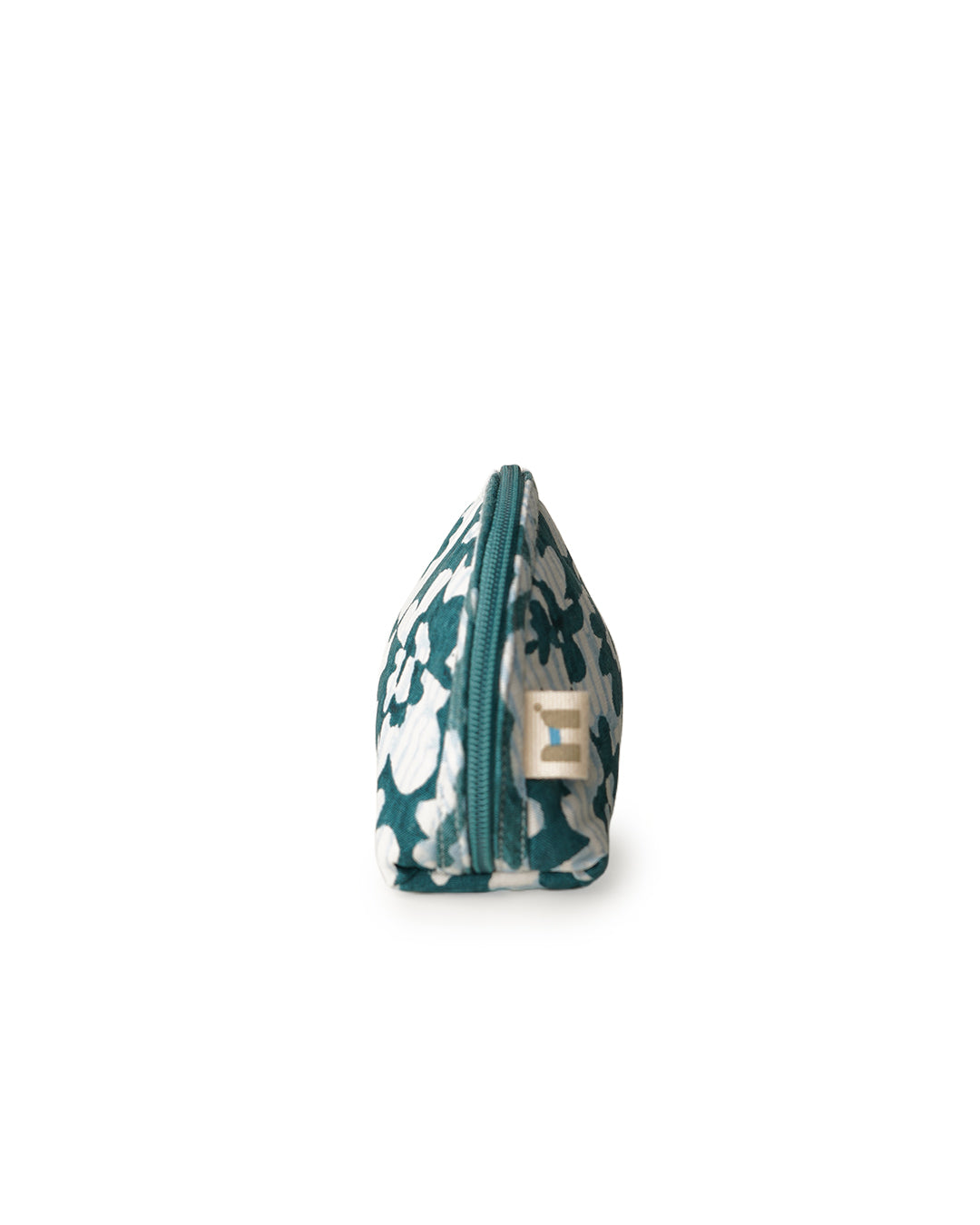 Floret Blue - Curved Coin Pouch
