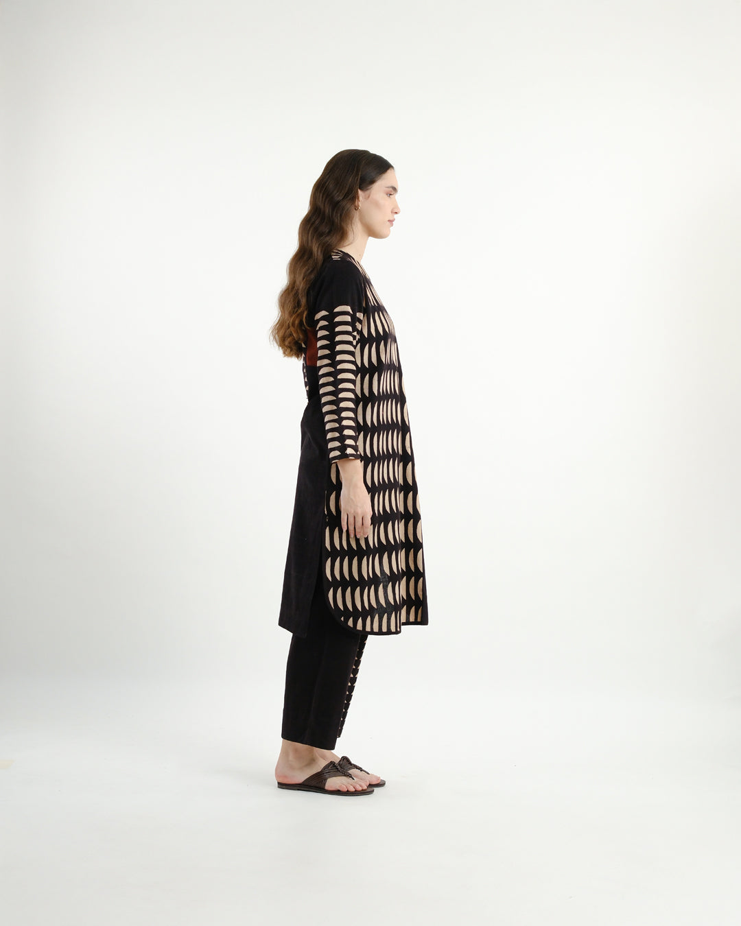 Broken Cookies Ajrakh Co-ord Set