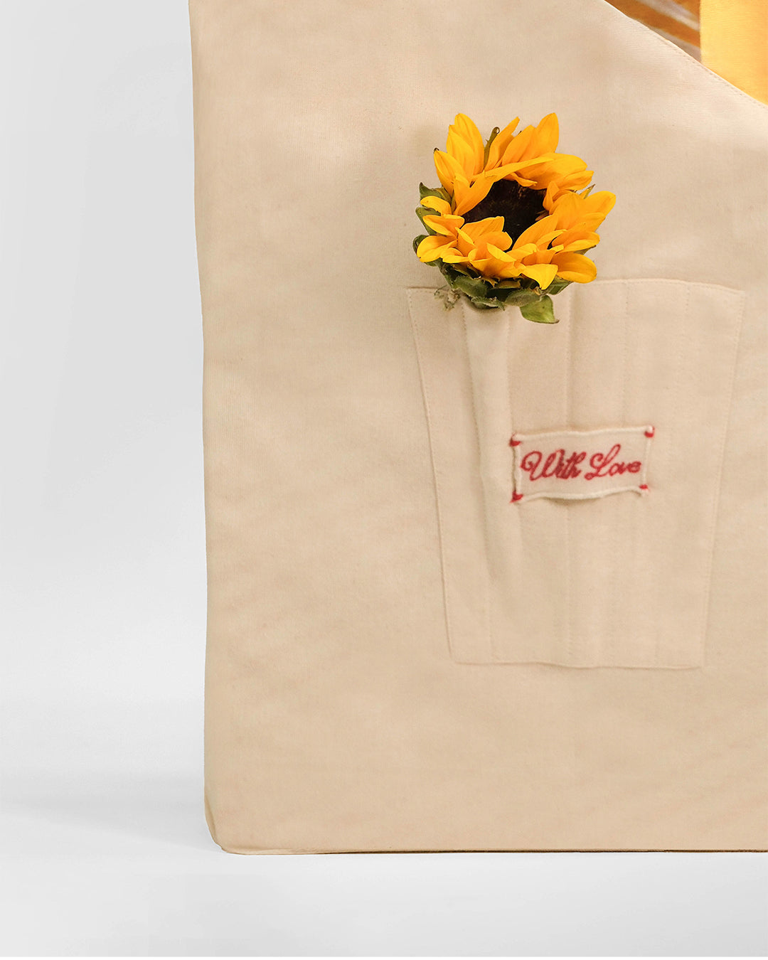 Reversible Bottle Yellow Bouquet Bag (L)