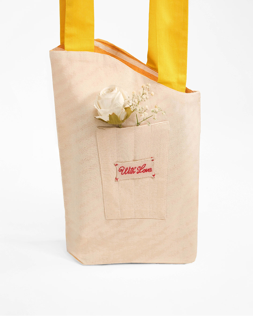 Reversible Bottle Yellow Bouquet Bag (S)