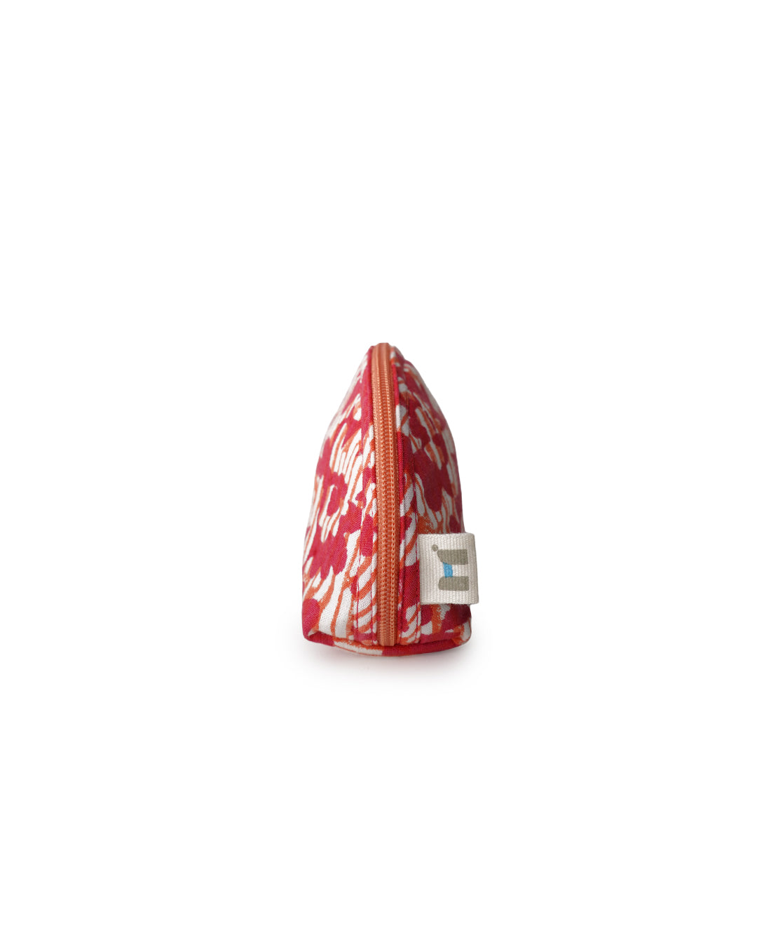 Floret Red - Curved Coin Pouch