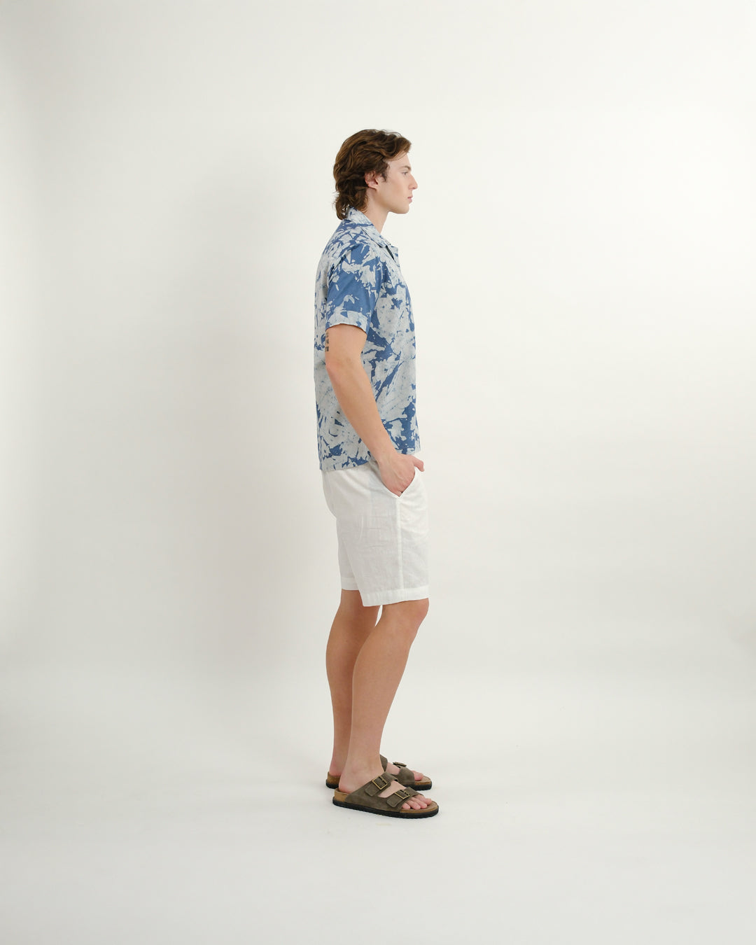 Indigo Wayfinder Batik Short Sleeve Shirt