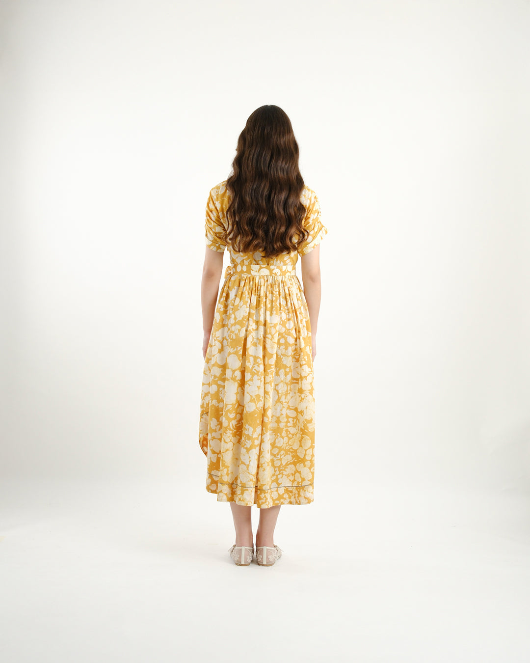 Sunlit Bloom Batik Dress