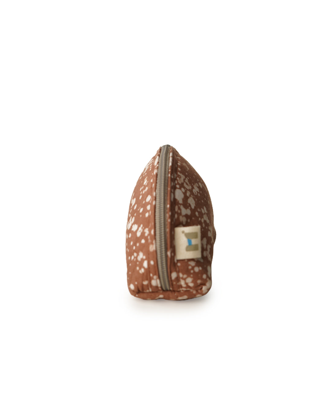 Mocha Mousse Stipples - Curved Coin Pouch