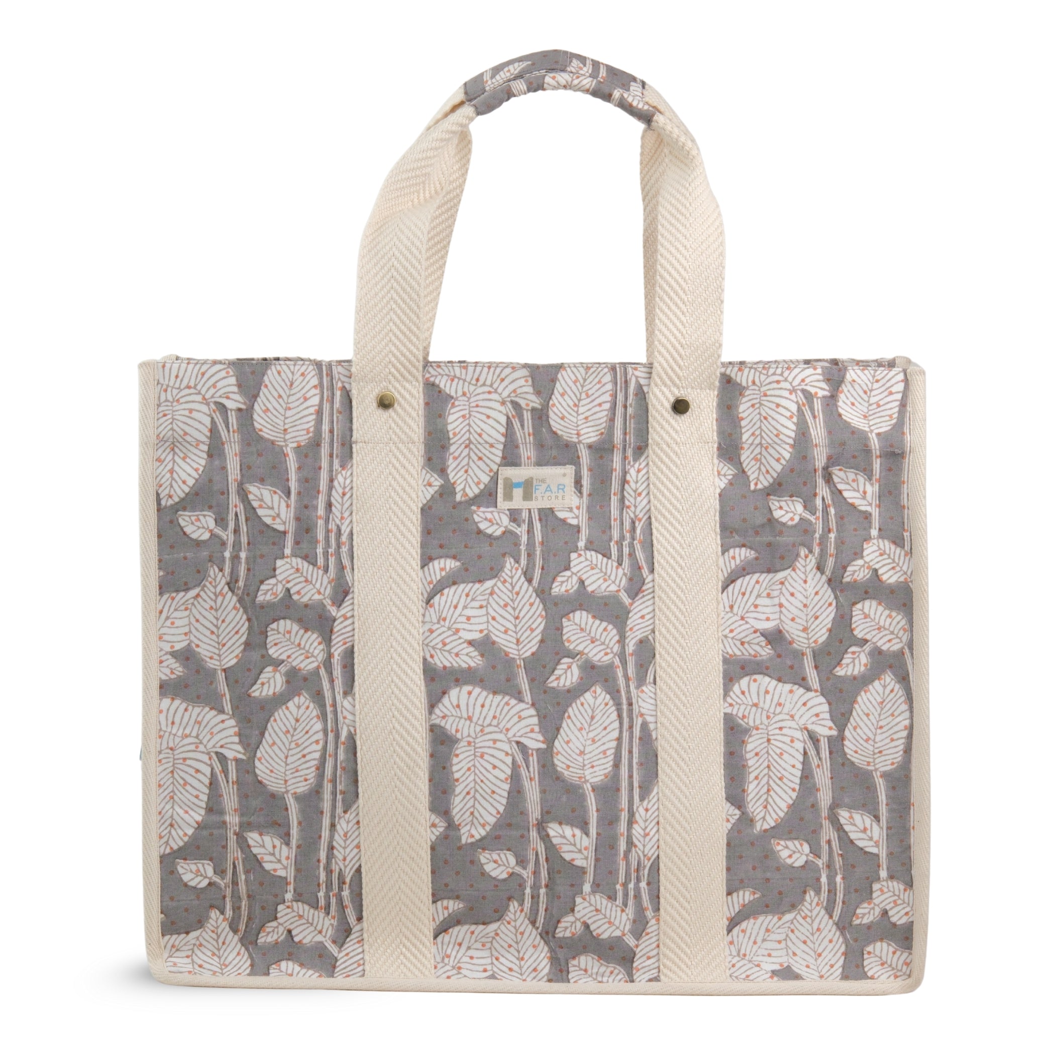 Square Tote - Nature's Canvas (Grey)