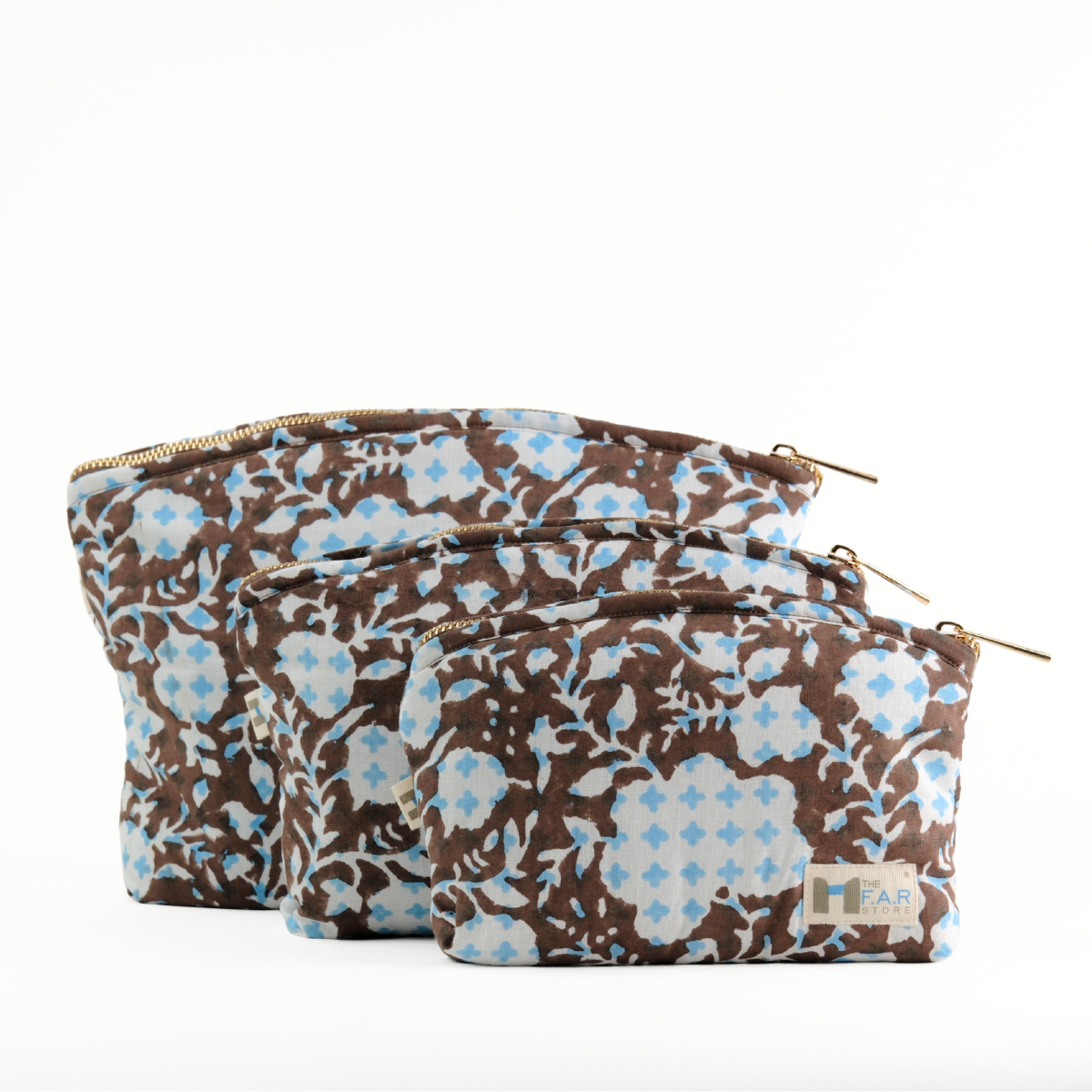 Utility Pouch - Botanical Bliss Brown (Set of 3)