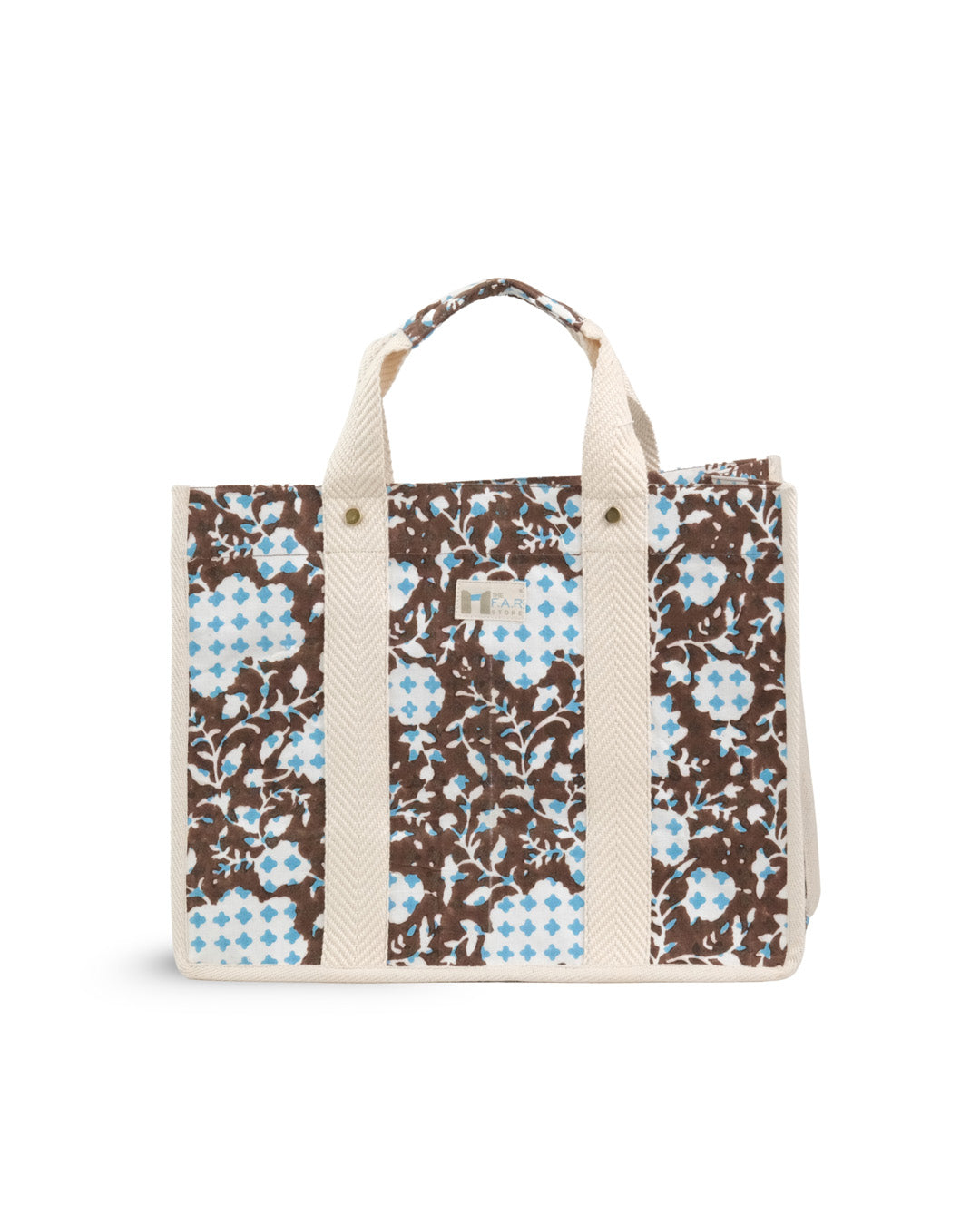 Botanical Bliss Brown - Square Tote