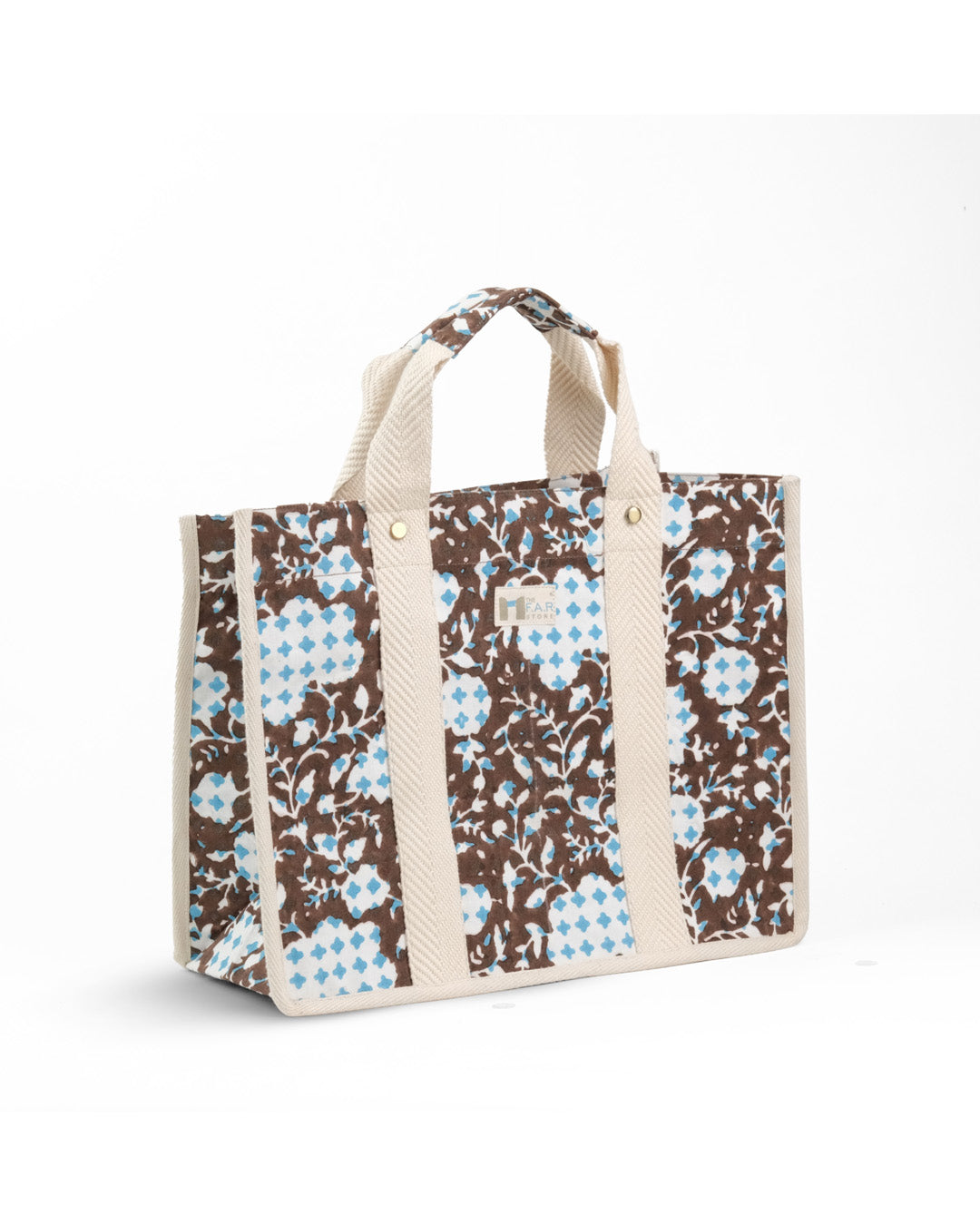 Botanical Bliss Brown - Square Tote