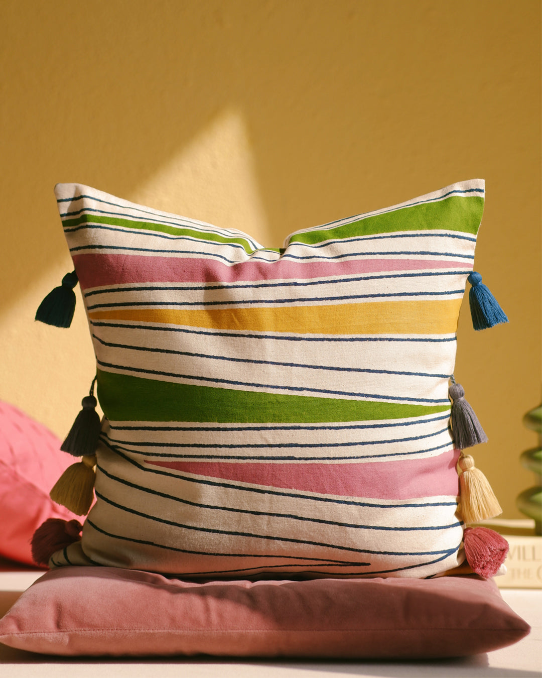 Spectrum Barcode Cushion Cover