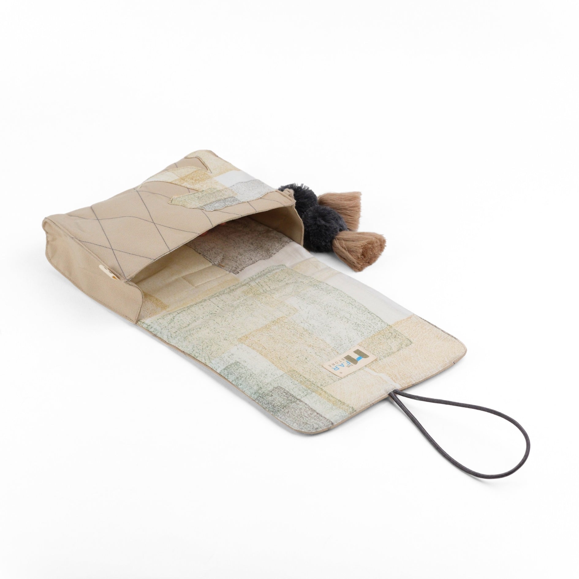 Gond Cable Pouch - Bear (Beige)