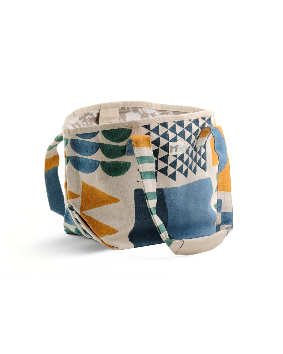 Zentangle Blue & Yellow - Beach Bag