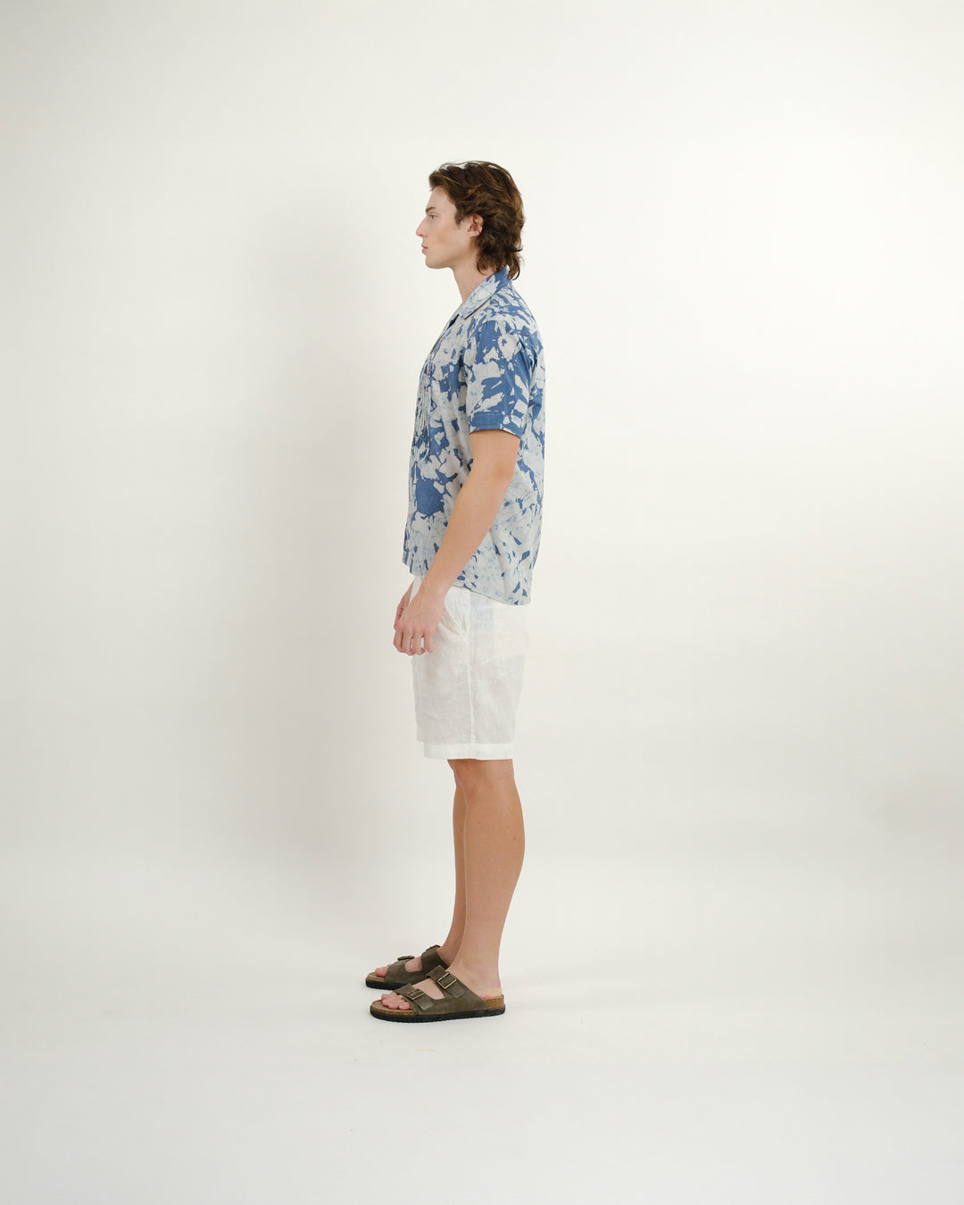 Indigo Wayfinder Batik Short Sleeve Shirt