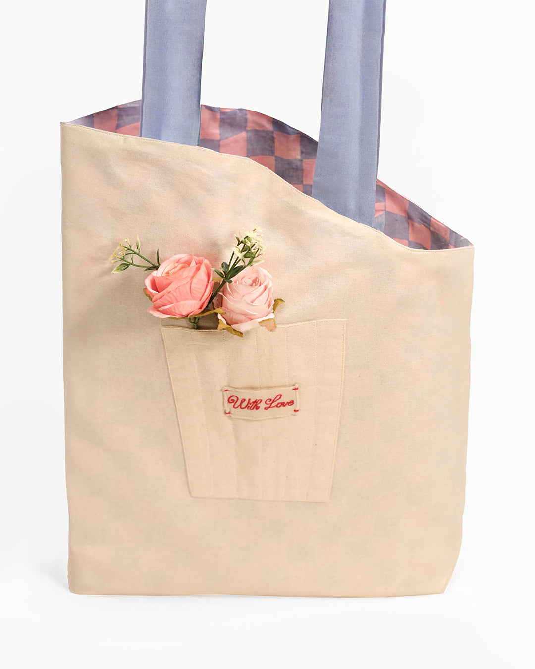 Reversible Purple Bouquet Bag (L)