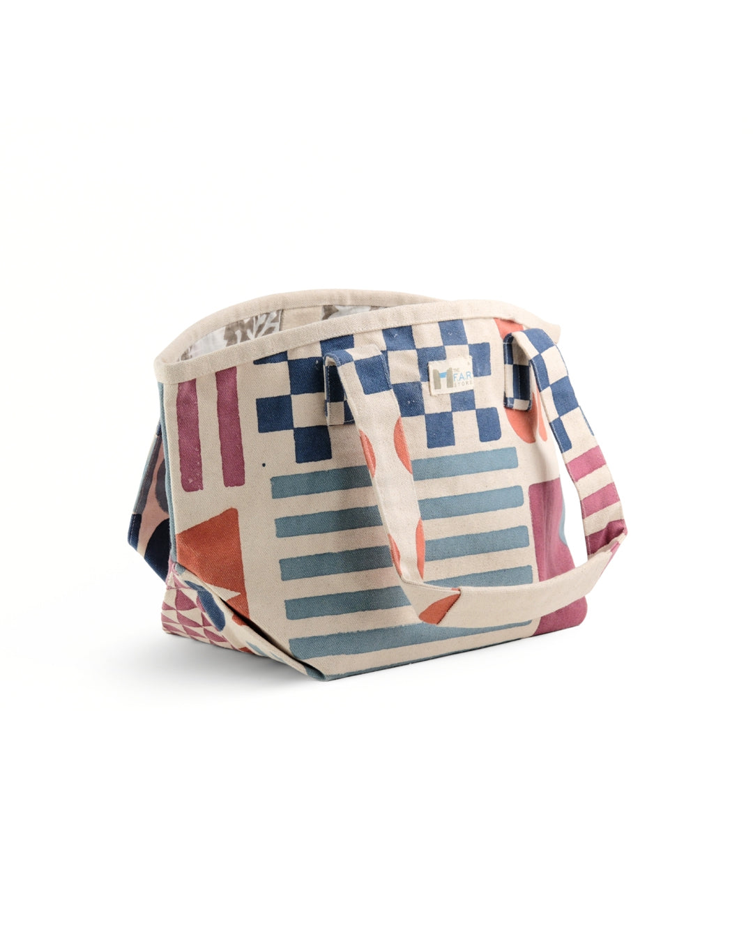 Zentangle Red & Blue - Beach Bag