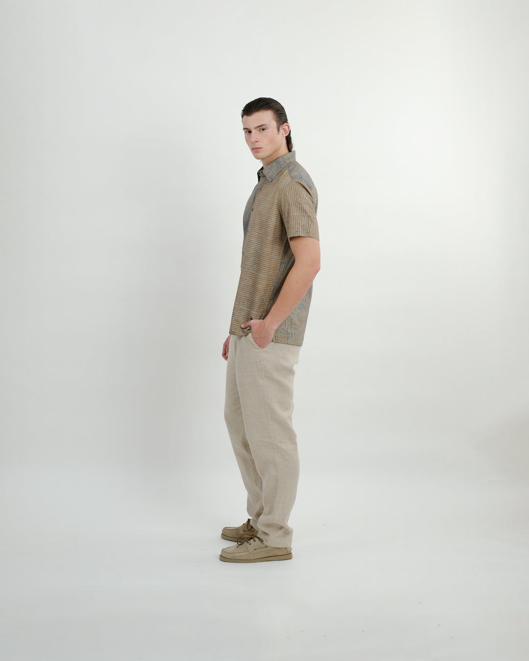 Inverse Reverse Ajrakh Short Sleeve Shirt