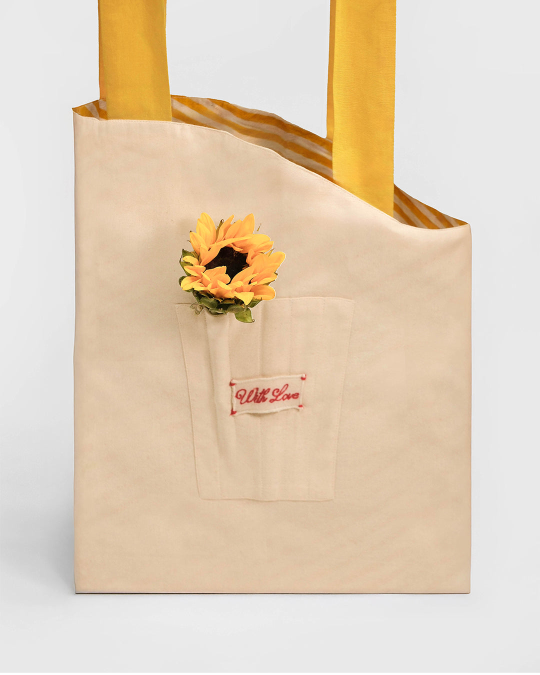 Reversible Bottle Yellow Bouquet Bag (L)