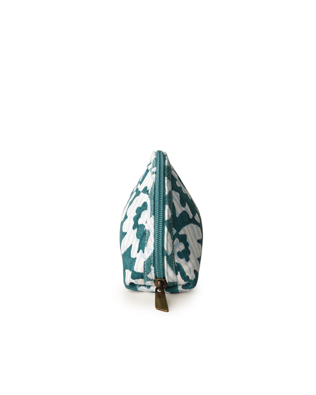 Floret Blue - Curved Coin Pouch