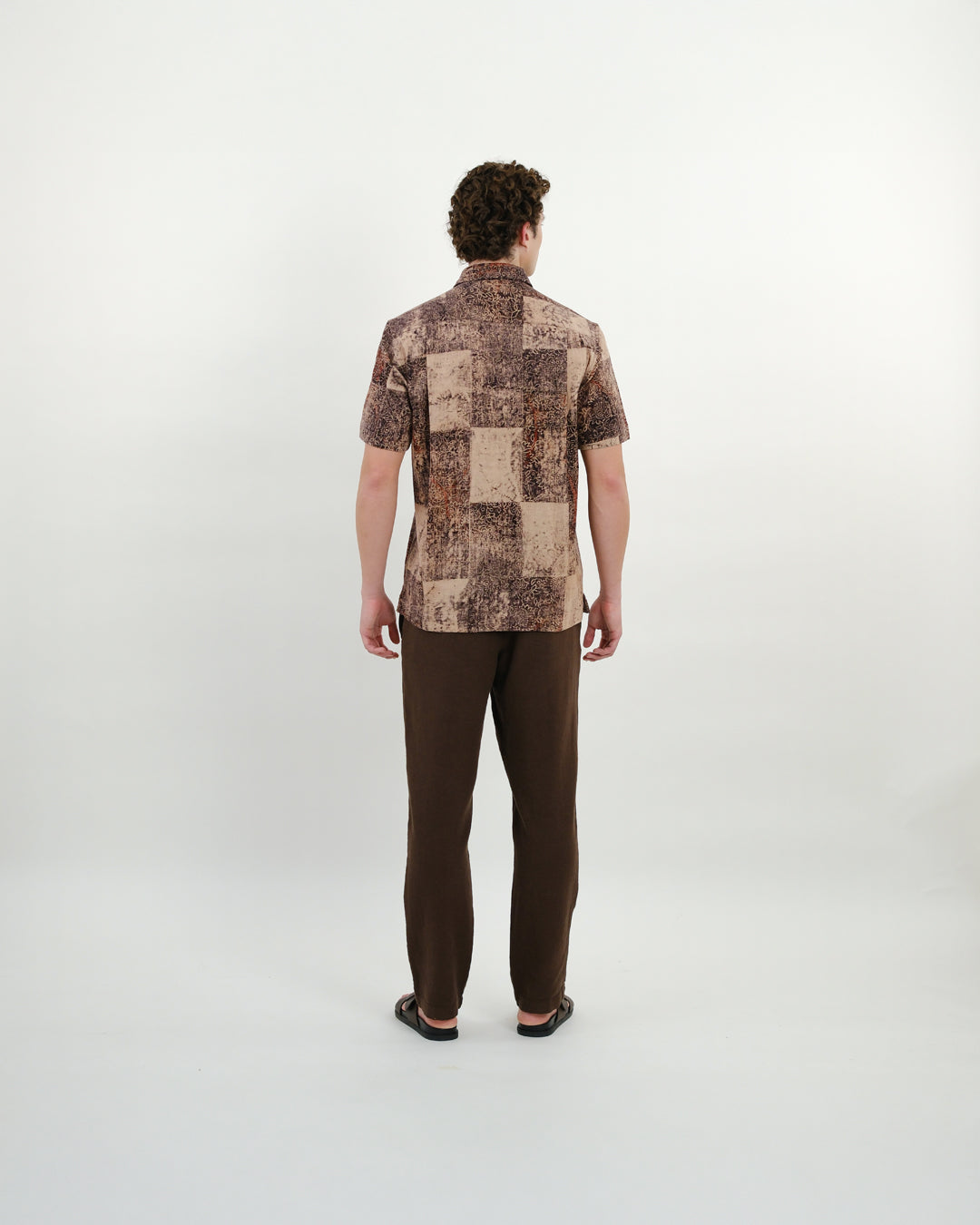 Ajrakh Imprint Short Sleeve Shirt