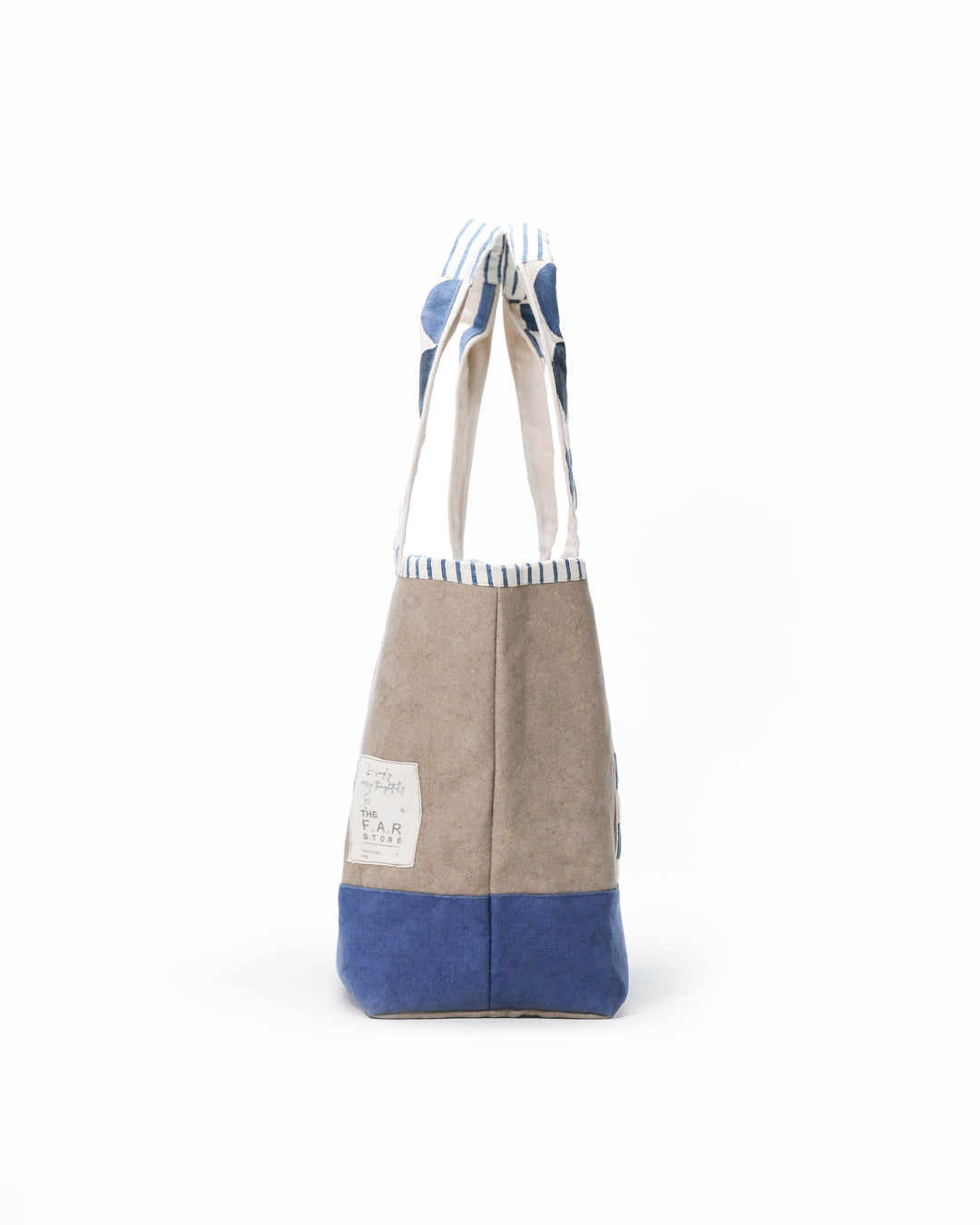 Grey & Blue Zentangle - Tote