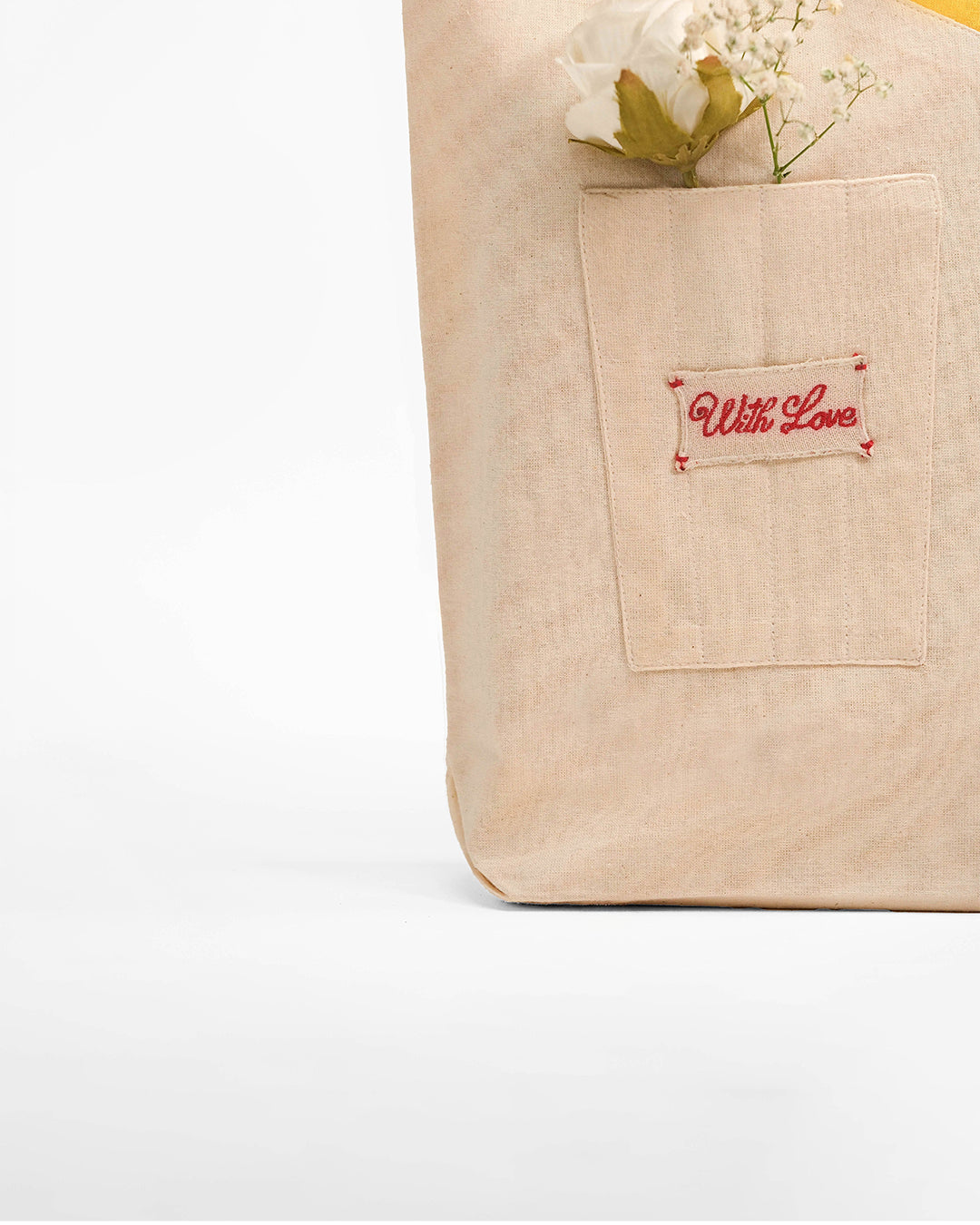 Reversible Bottle Yellow Bouquet Bag (S)