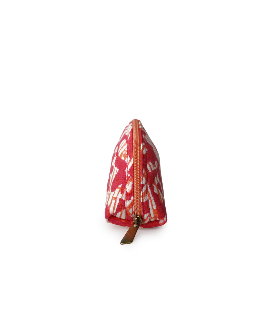 Floret Red - Curved Coin Pouch