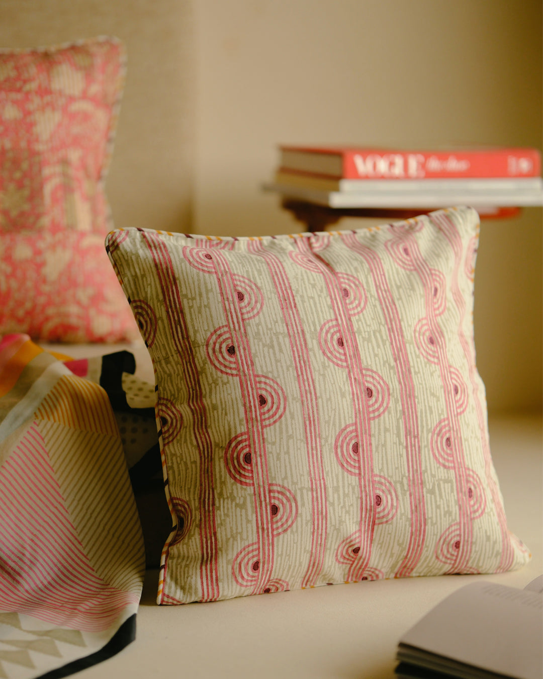 Sunset Whispers - Waves Cushion Cover