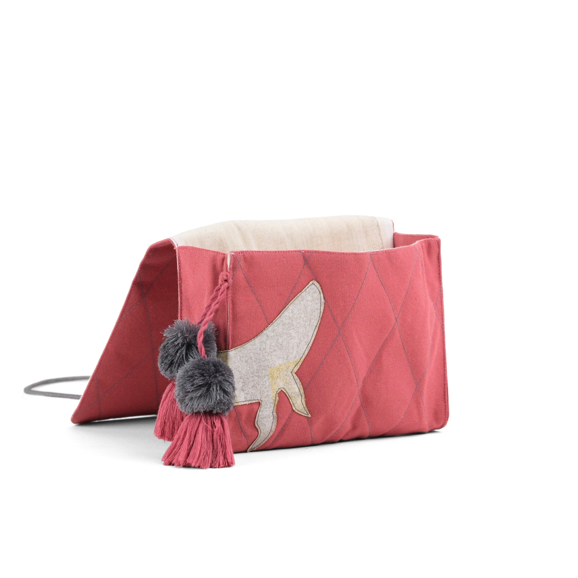 Gond Cable Pouch - Whale (Pink)