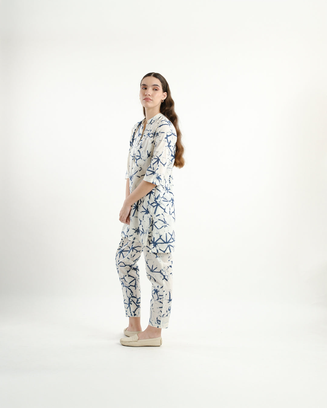 Broken Angles Block Print Co-ord Set