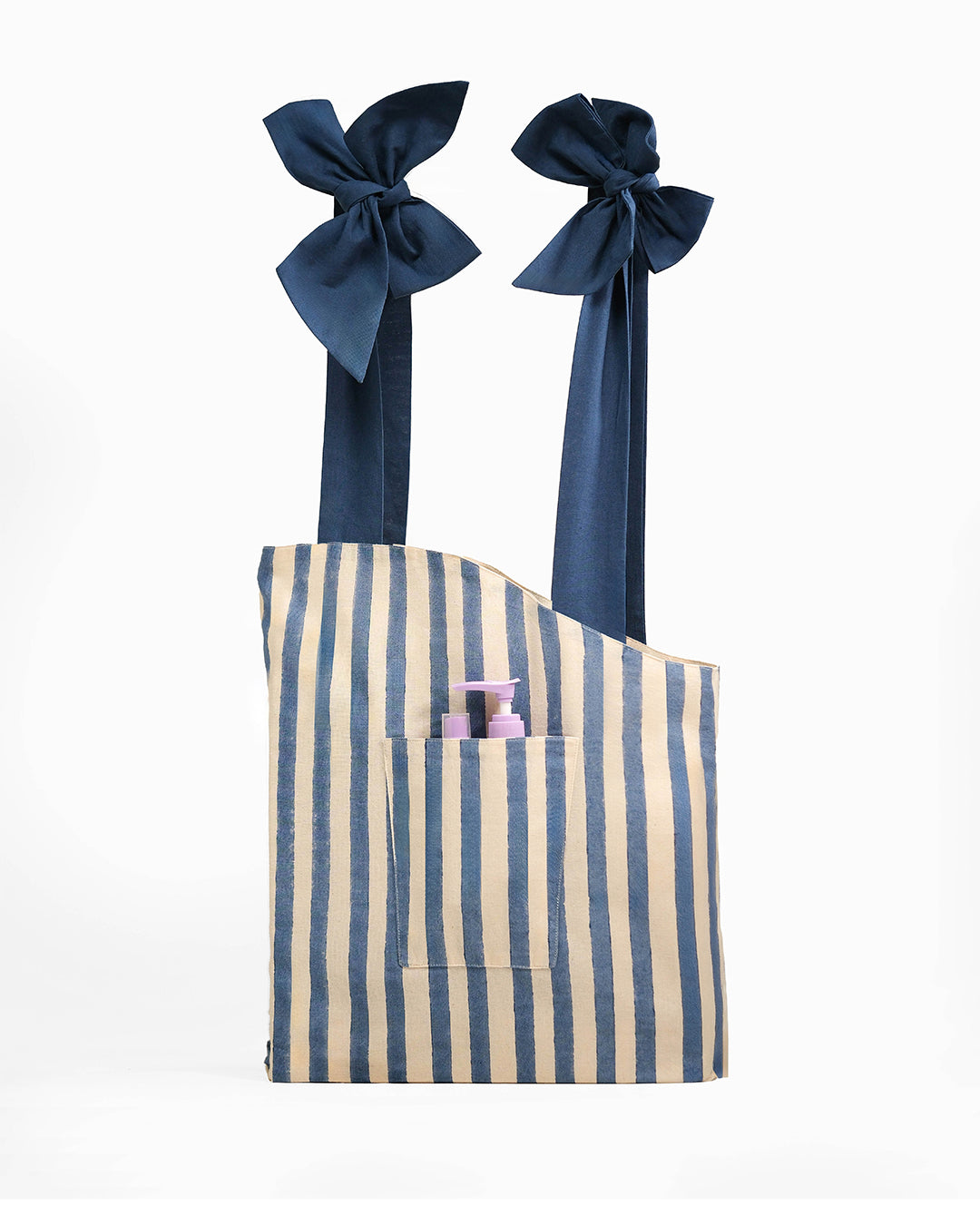 Reversible Blue Bouquet Bag (L)
