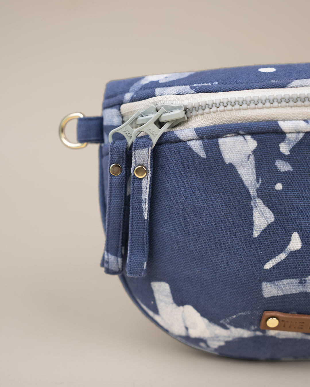 Blue Abstract Angle Batik - Fanny Pack
