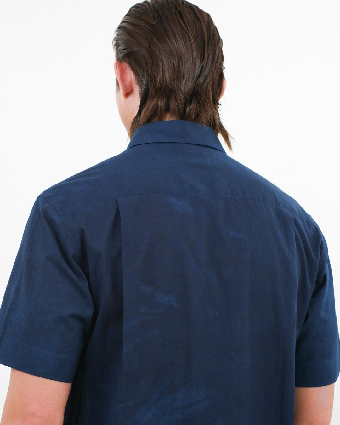 Black & Blue Ajrakh Short Sleeve Shirt
