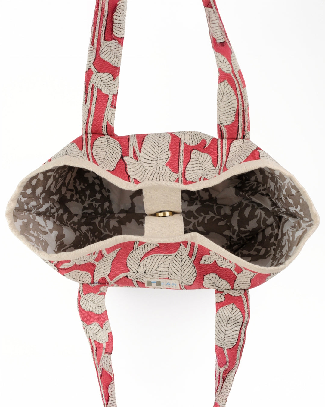 Nature's Canvas Red - Beach Bag