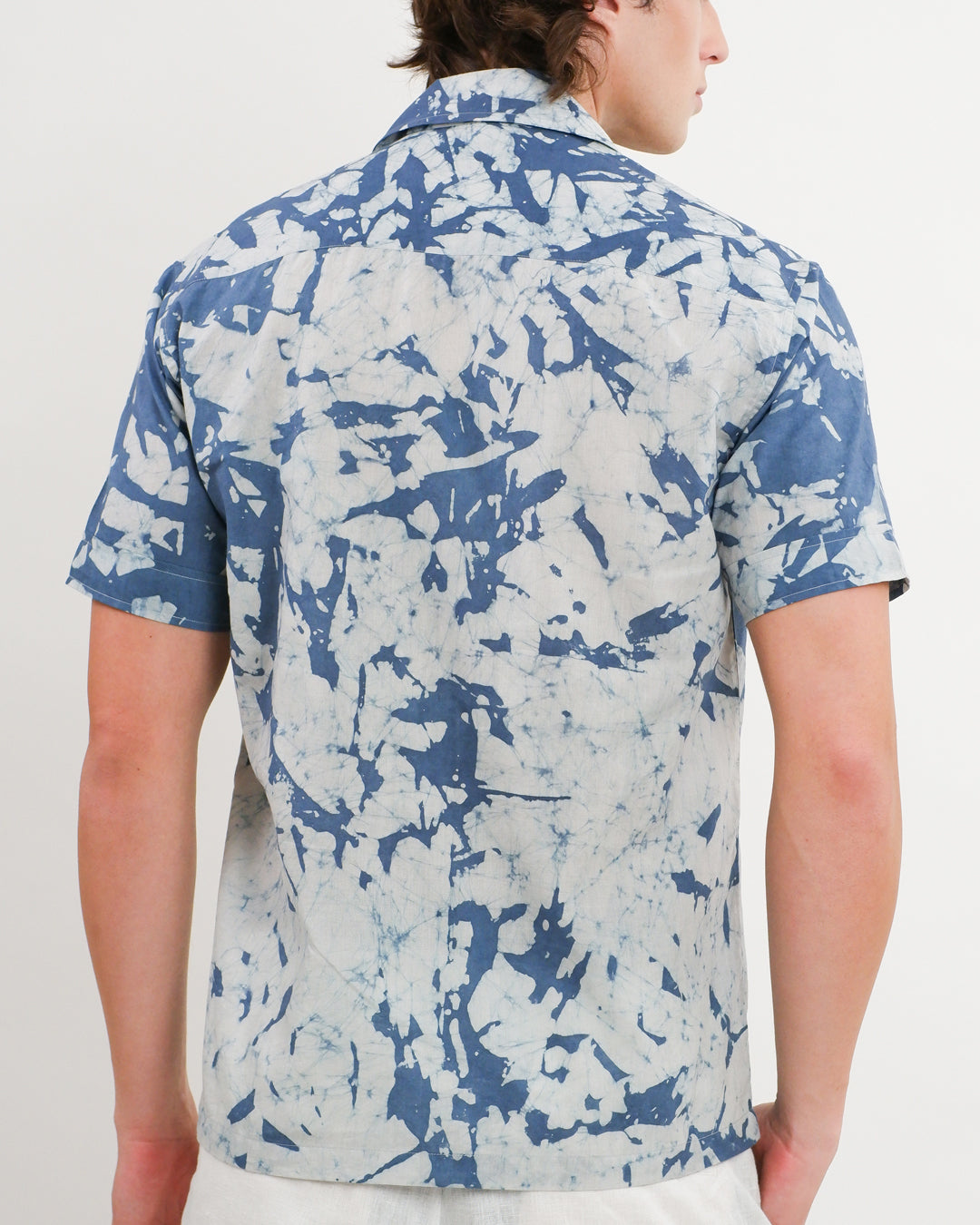 Indigo Wayfinder Batik Short Sleeve Shirt